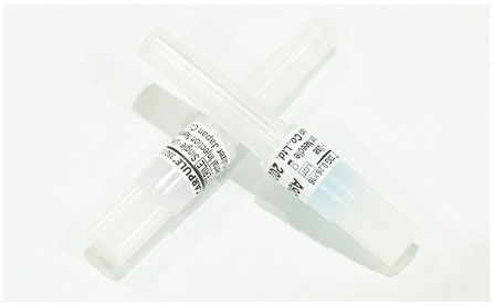 最細の35G 注射針